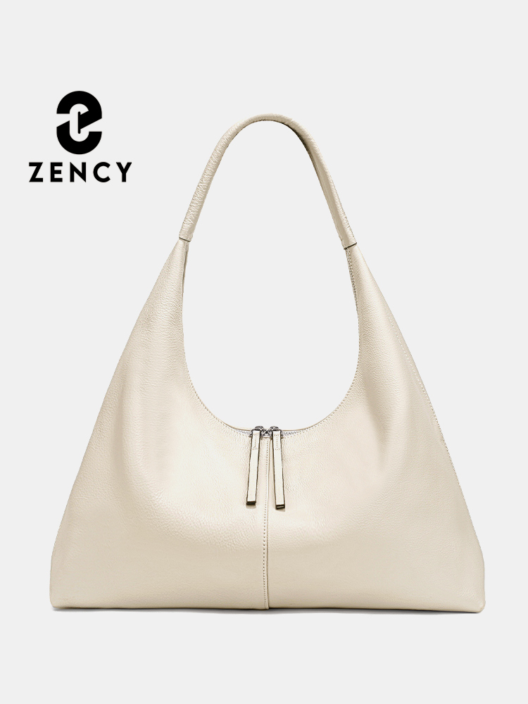 Women Bags For Work - Zency Damen Hobo-Tasche aus echtem Leder,