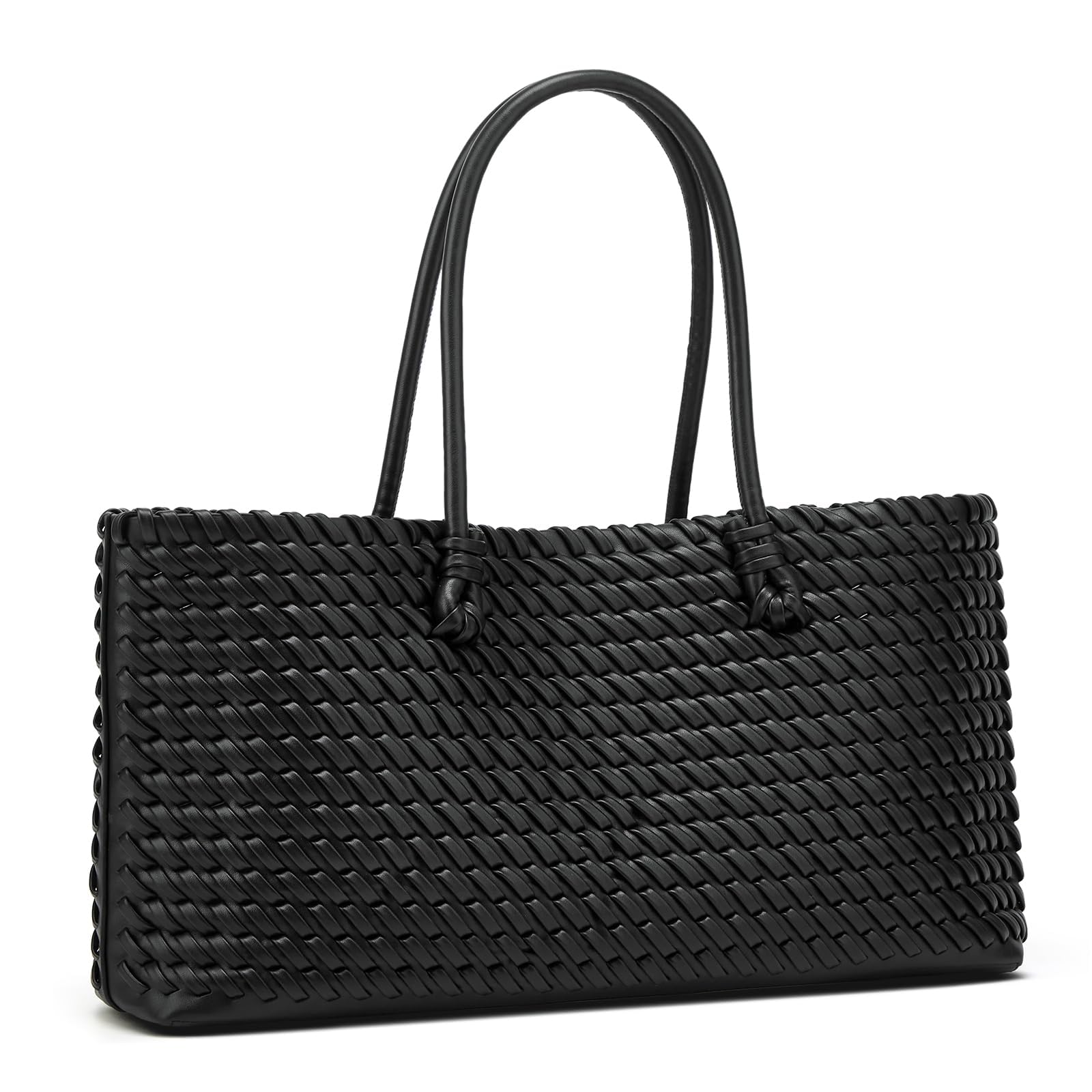 Women Bags For Work - Gewebte Tragetasche für Damen, Unterarm-Schultertasche, Hobo-Tasche,