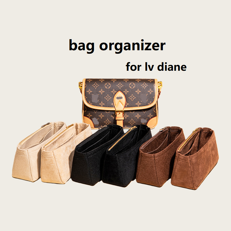 Women Bags Lv - Wildleder-Taschen-Organizer für Lv Diane Nano PM