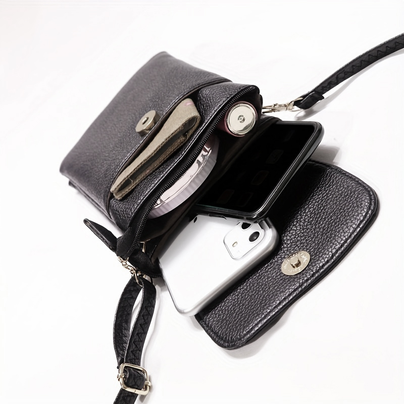 Women Bags Rack - Damen Leder Crossbody Handytasche Kleine Schultertasche