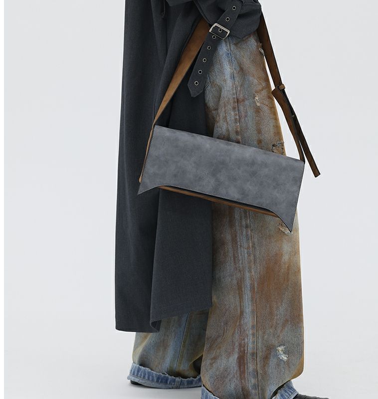 Women Bags Grey - Jiaerdi Vintage Grau Umhängetaschen Geldbörse Frauen