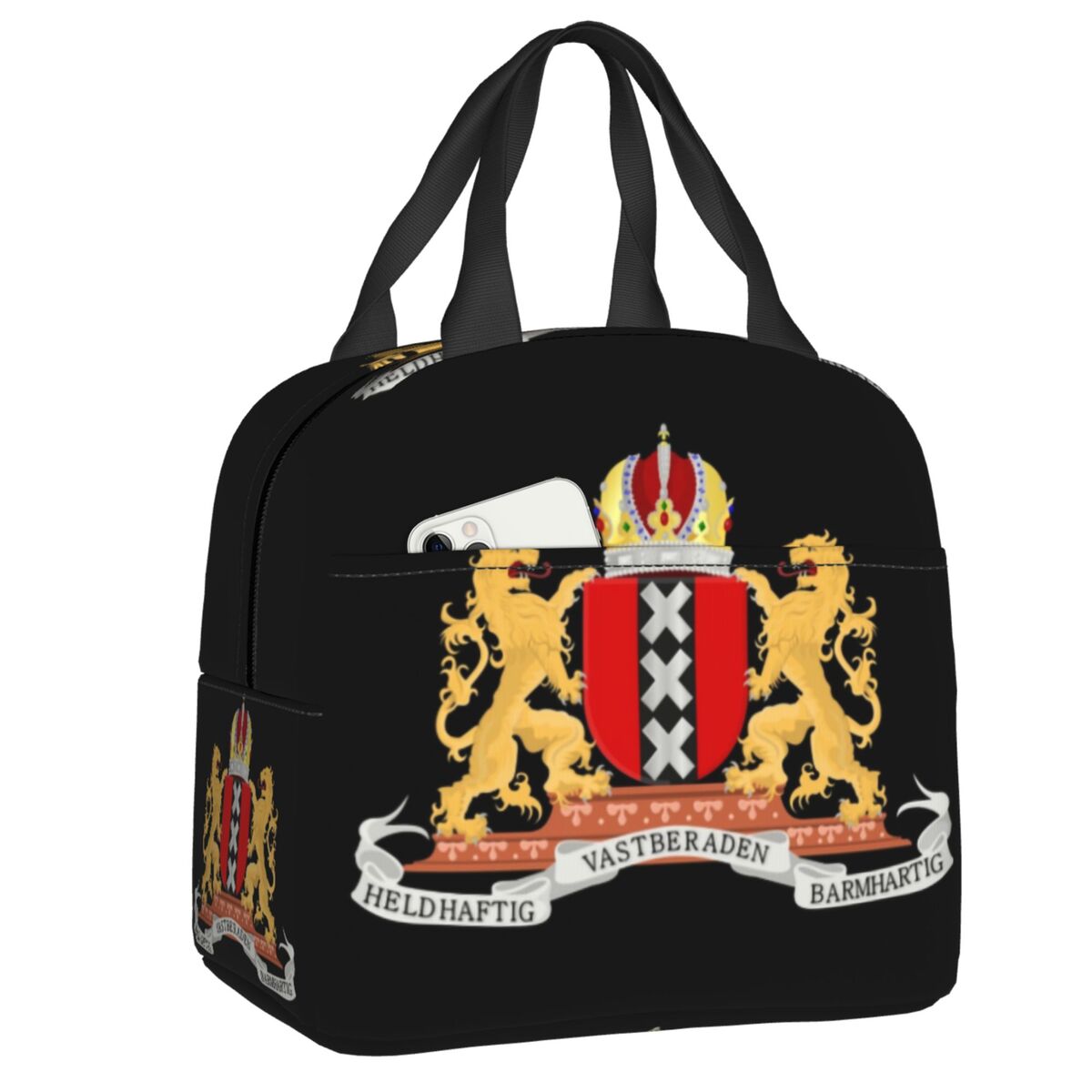 Women Bags Netherlands - Benutzerdefinierte isolierte Lunchtasche mit Wappen von