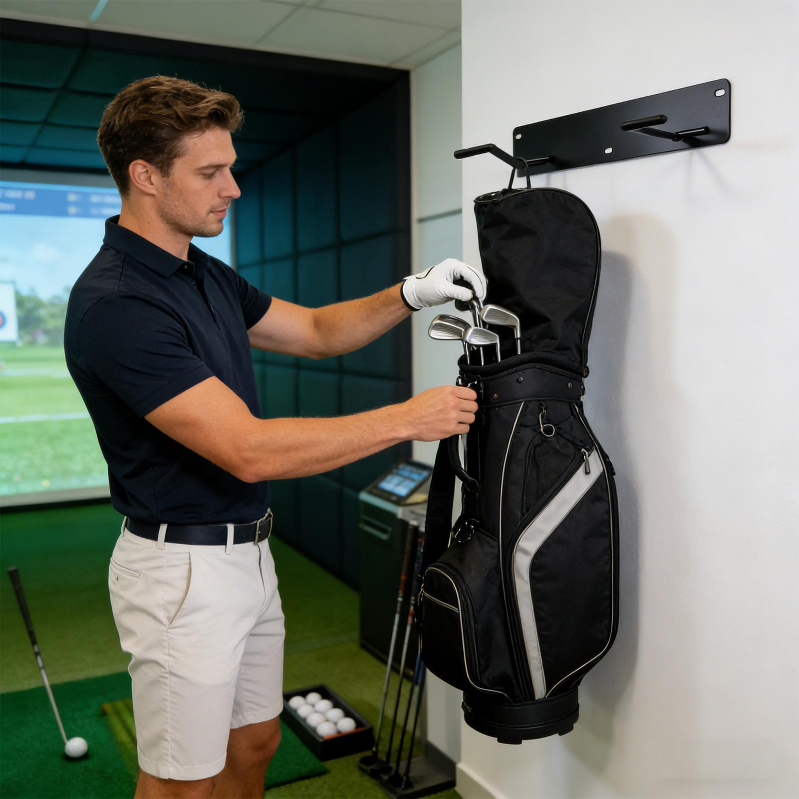 Women Bags Rack - Golfbag-Halterung für die Garage, robuste, platzsparende