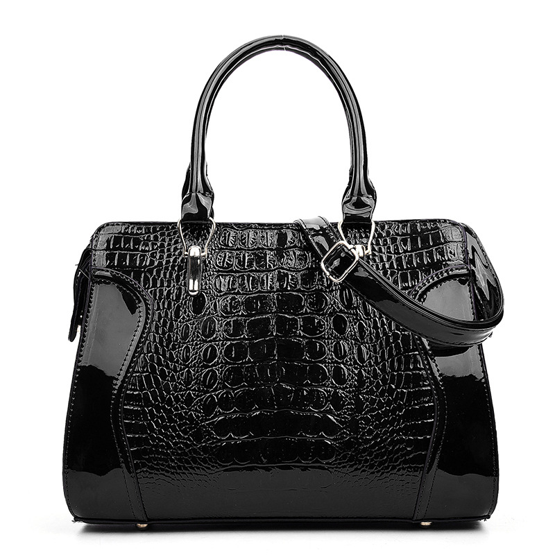 Women'S Kipling Bags - Damen Streetstyle Einfarbige Krokodilmuster Quadratische Schulter-Crossbody-Handtasche