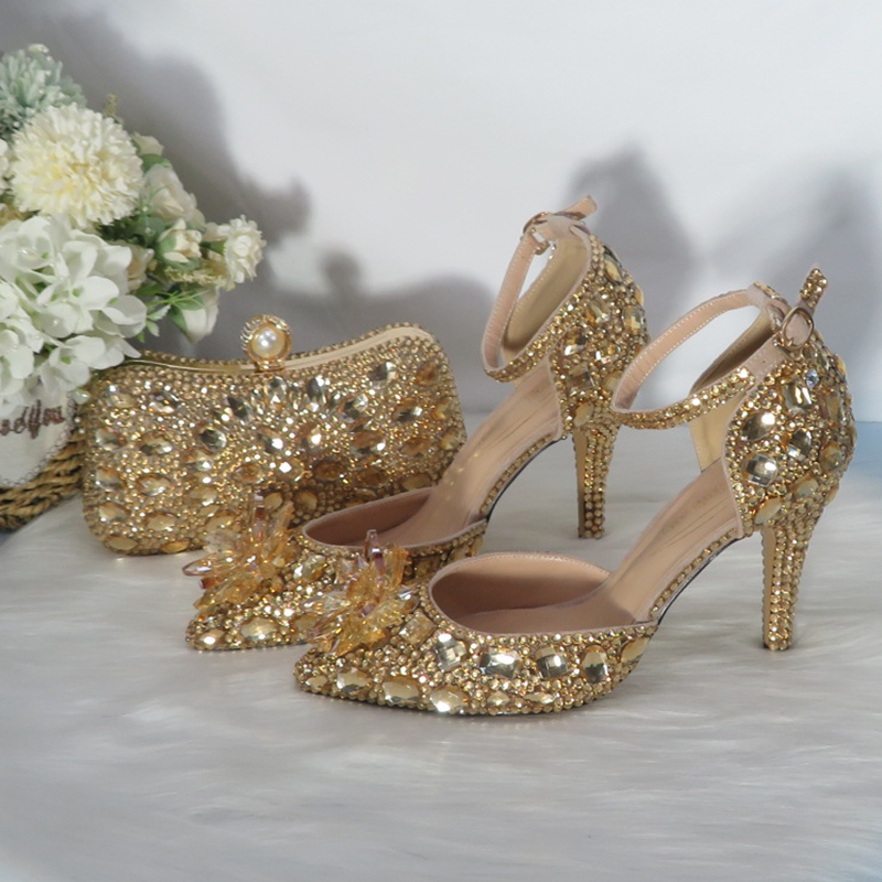 2021 neue Goldene Kristall Bra – Women Bags Golden Bewertung und Preis