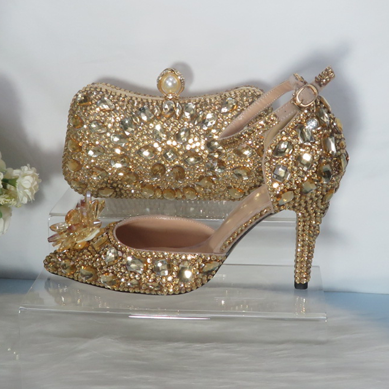 2021 neue Goldene Kristall Bra – Women Bags Golden Bewertung und Preis