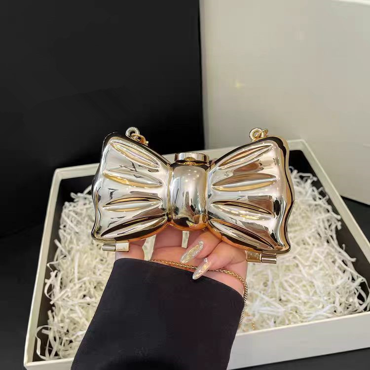 Luxuriöse goldene runde Acryl- – Mini Purse Chain Bewertung und Preis