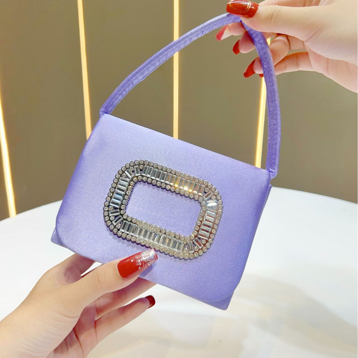 Luxuriöse quadratische Mini-Ha – Mini Purse Chain Bewertung und Preis
