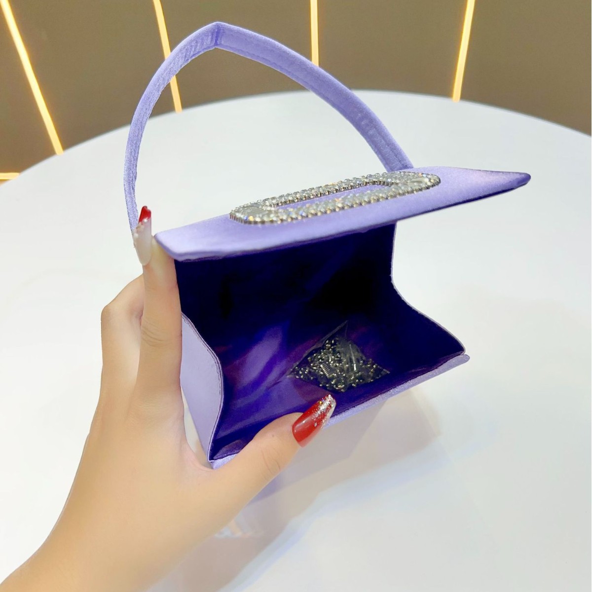 Luxuriöse quadratische Mini-Ha – Mini Purse Chain Bewertung und Preis