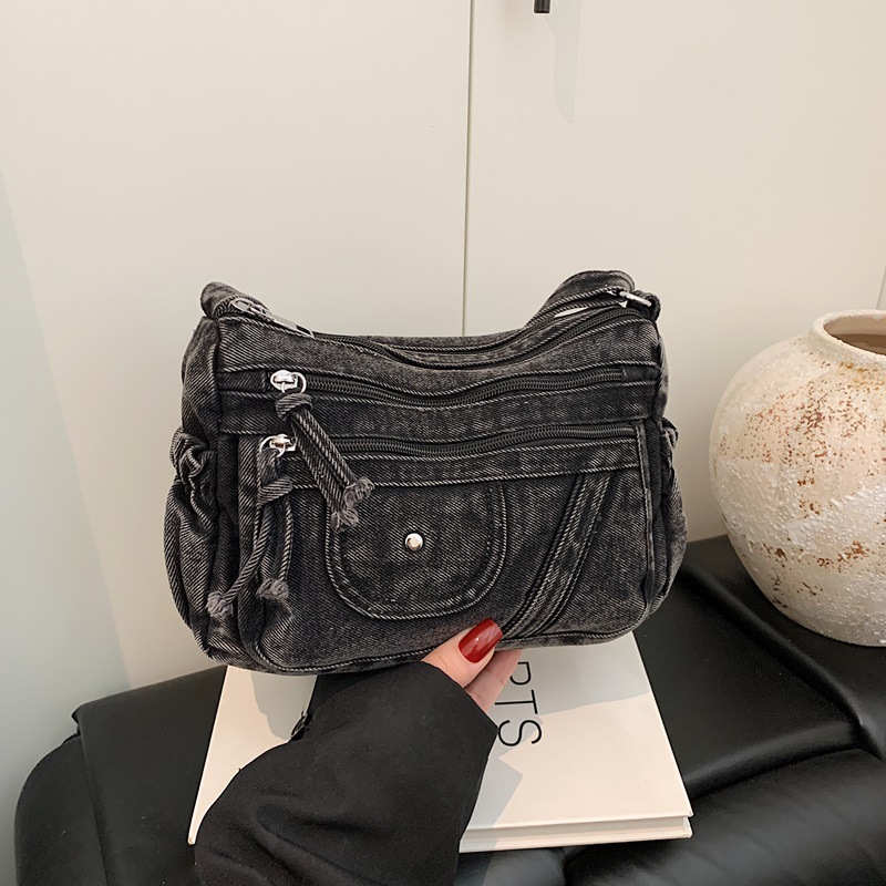 Street Style Retro Blaue Denim – Women'S Kipling Bags Bewertung und Preis