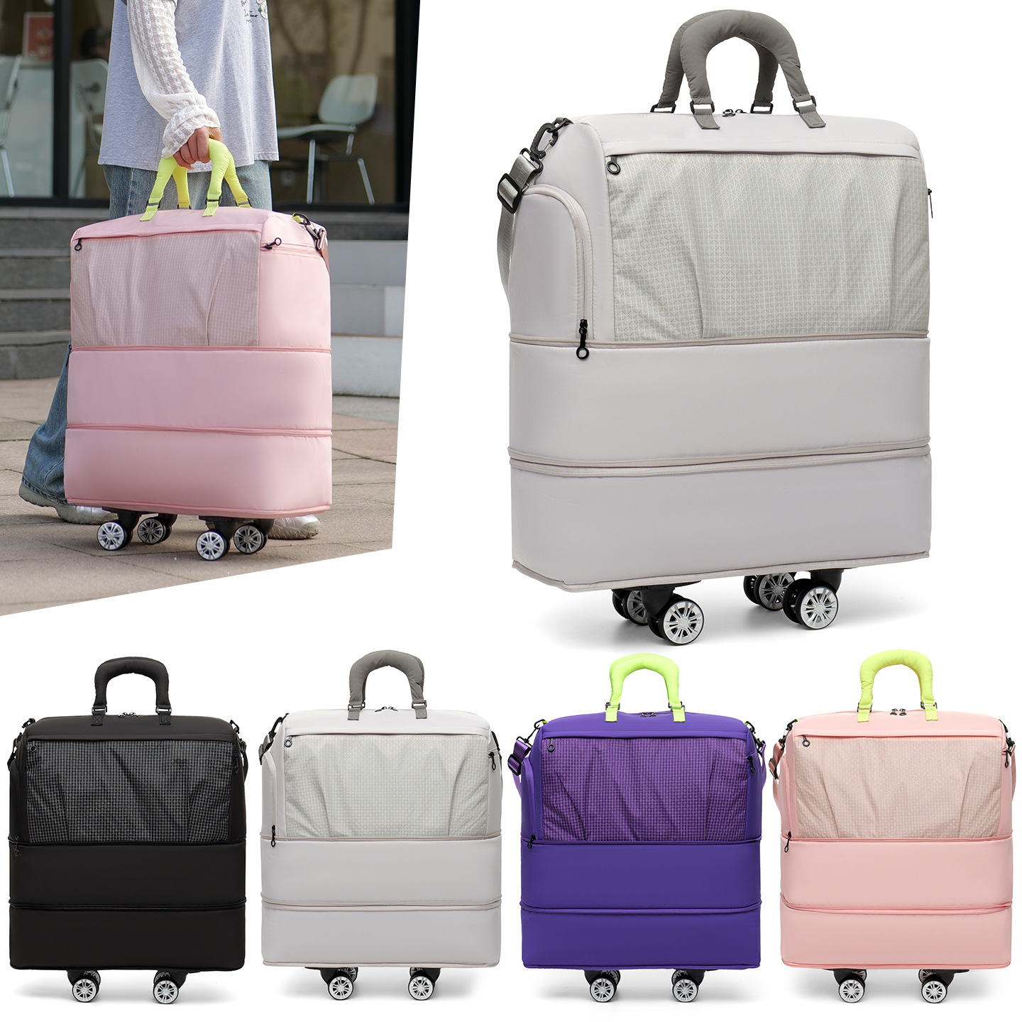 Unisex Reise-Rollkoffer mit Gr – Women'S Kipling Bags Bewertung und Preis