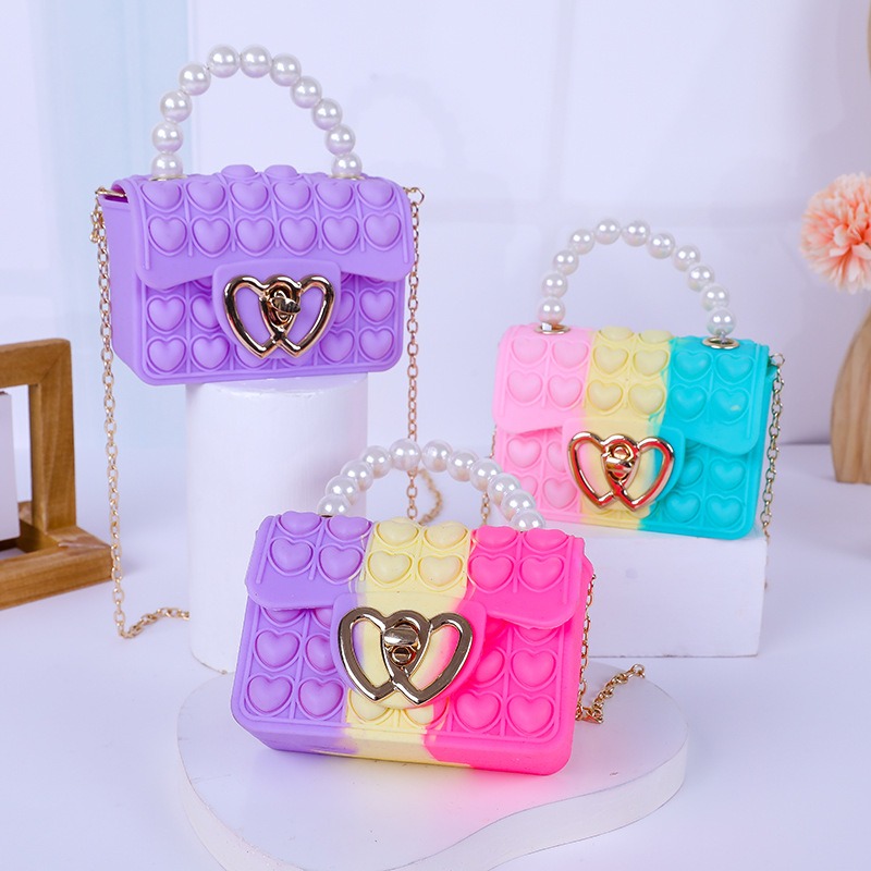 Silikon Love Bubble Jelly Bag, – Mini Purse Chain Bewertung und Preis