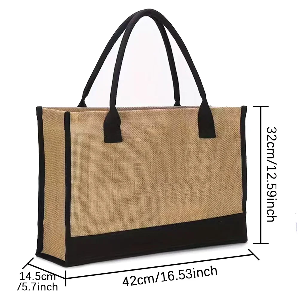 Jute-Einkaufstasche für Damen, – Women Bags Jute Bewertung und Preis