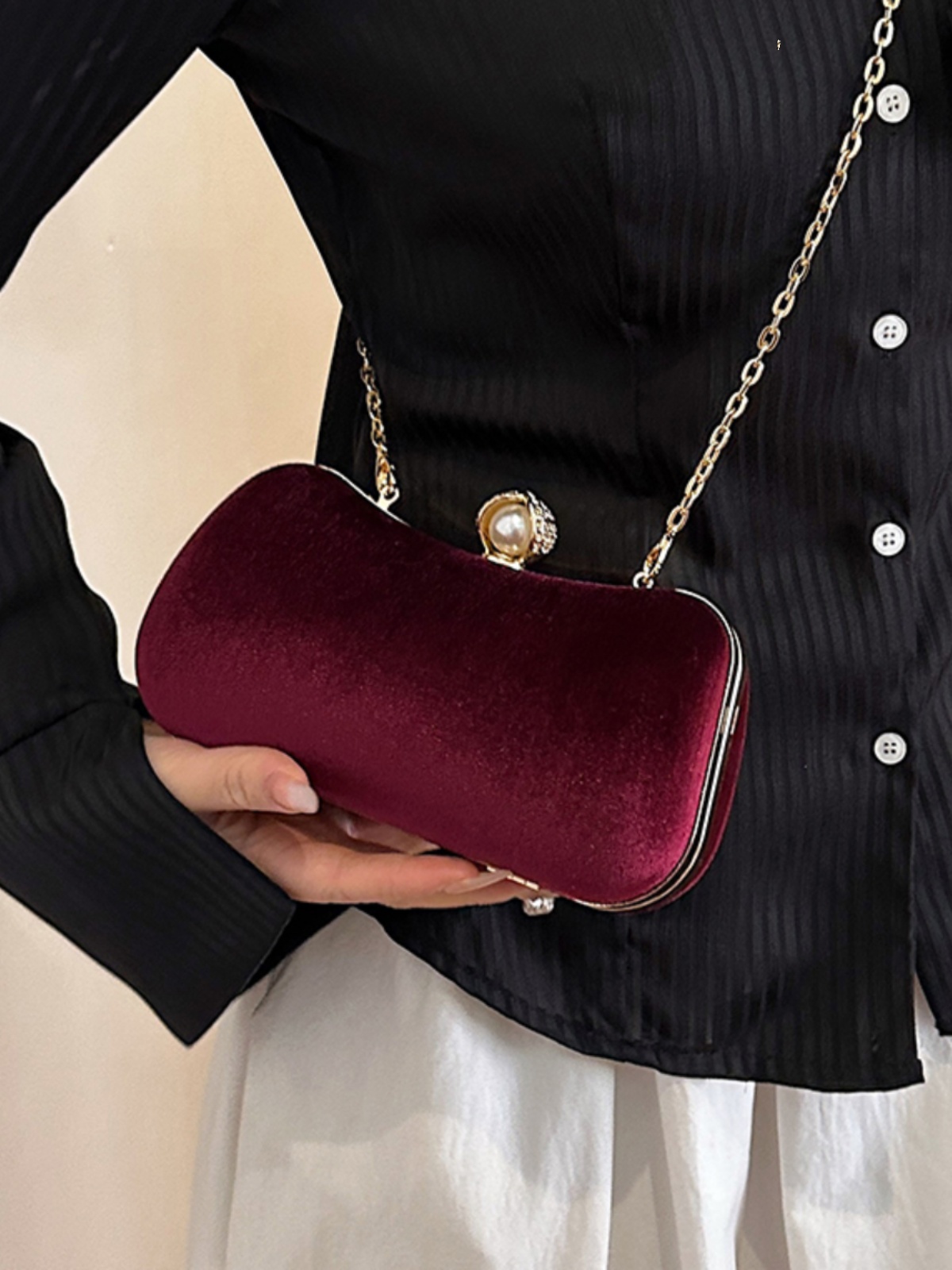 High-end-Bankett Clutch Tasche – Mini Purse Chain Bewertung und Preis