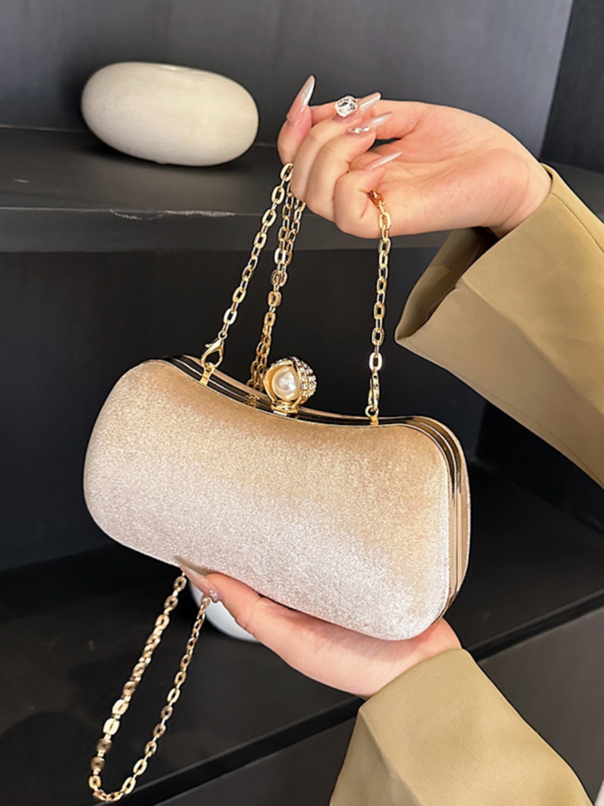 High-end-Bankett Clutch Tasche – Mini Purse Chain Bewertung und Preis