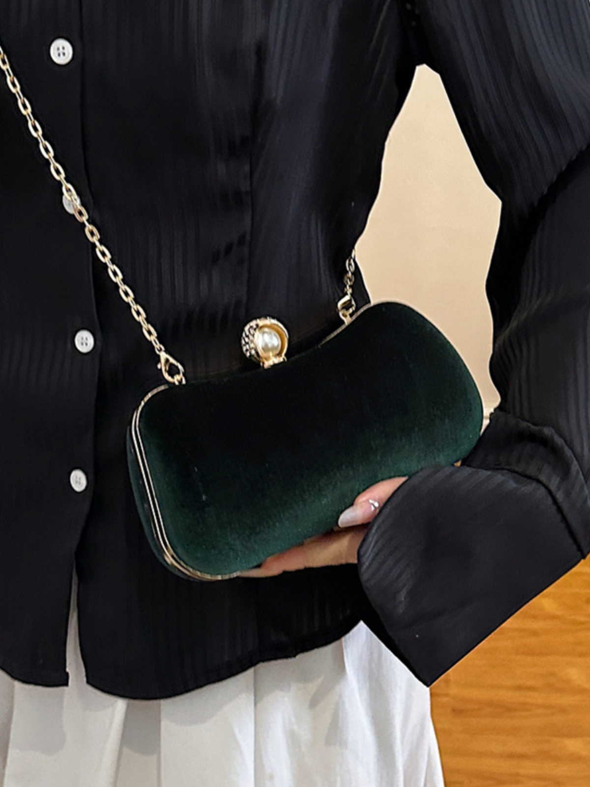 High-end-Bankett Clutch Tasche – Mini Purse Chain Bewertung und Preis