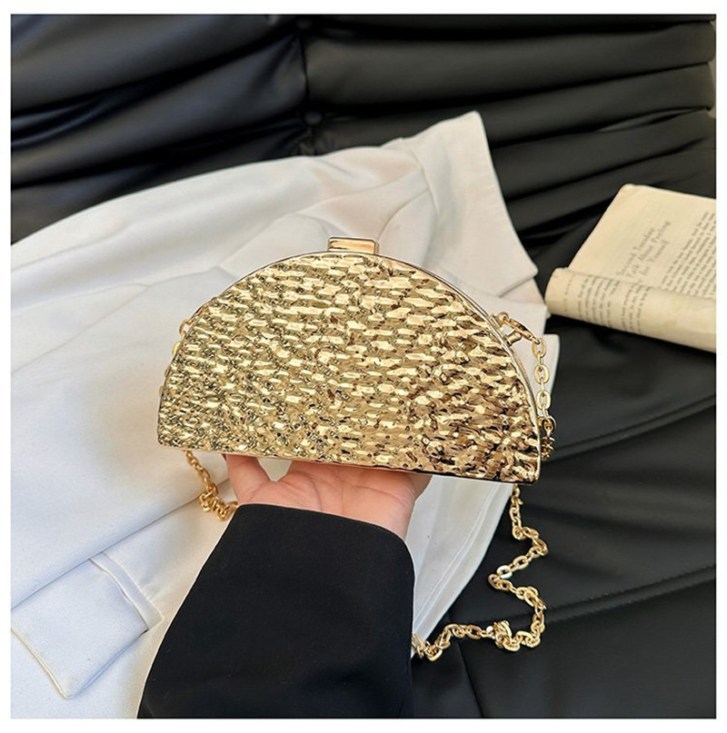 Luxuriöse goldene Abendtaschen – Women Bags Golden Bewertung und Preis