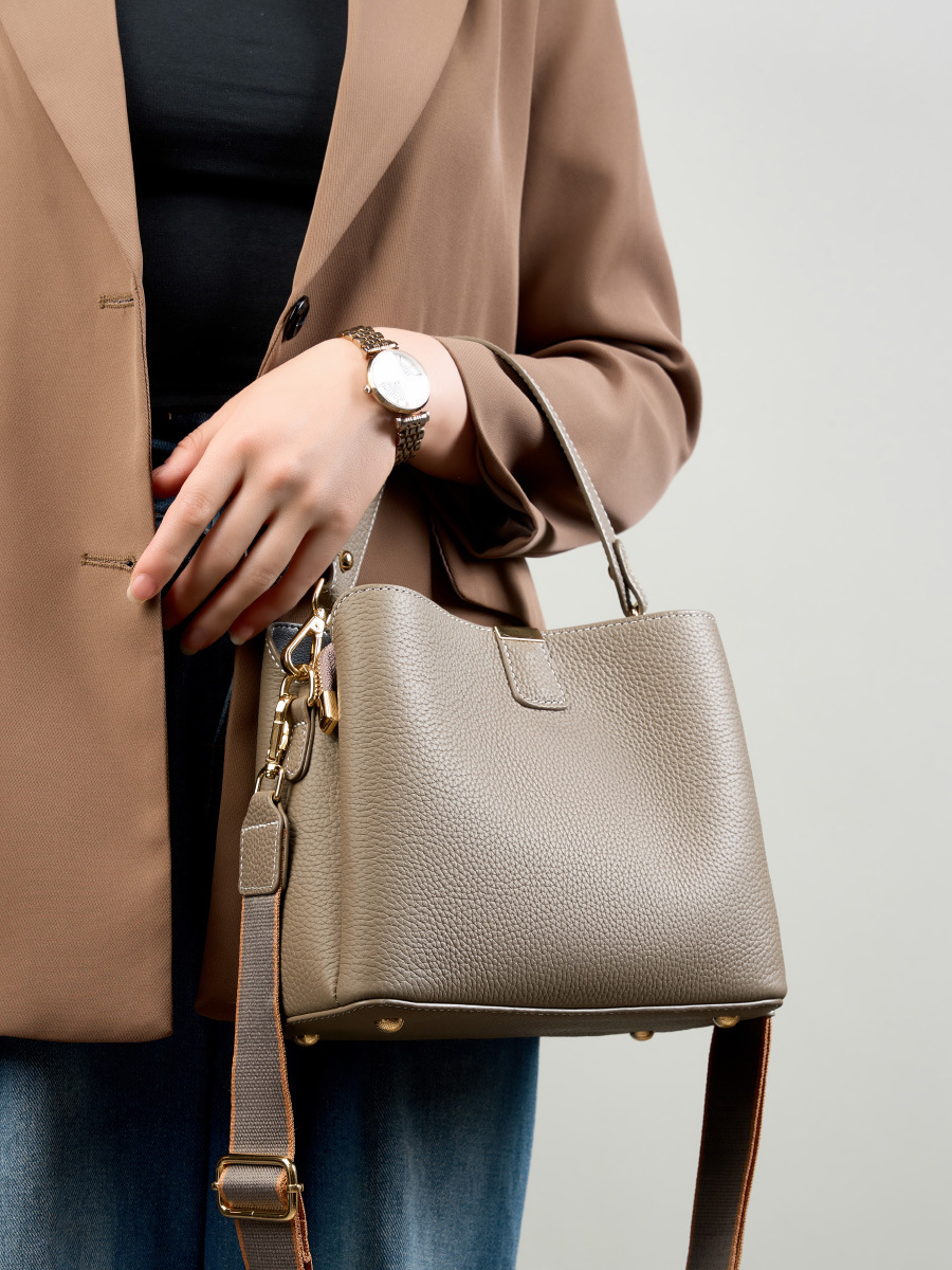 YANATARI Echtleder Damenhandta – Women Bags Grey Bewertung und Preis