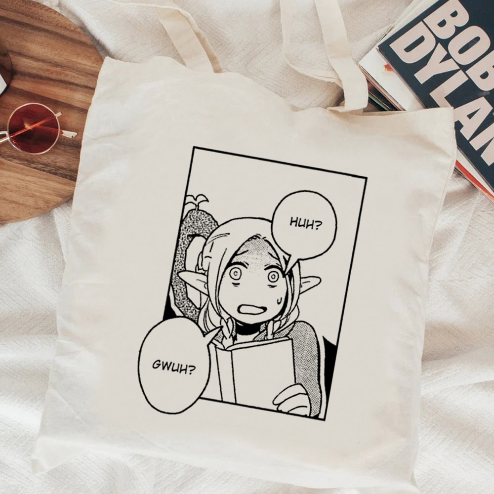 Dungeon Meshi Einkaufstasche Ö – Women Bags Jute Bewertung und Preis