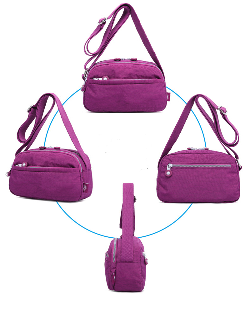 Hochwertige neue Nylon Frauen  – Women Bags Grey Bewertung und Preis