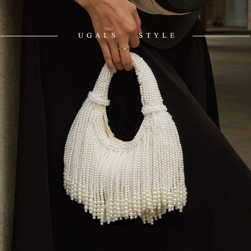 Designer-Clutch mit Perlengrif – Women Bags Rack Bewertung und Preis