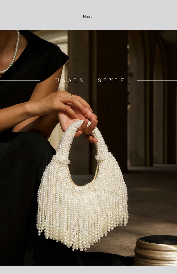 Designer-Clutch mit Perlengrif – Women Bags Rack Bewertung und Preis