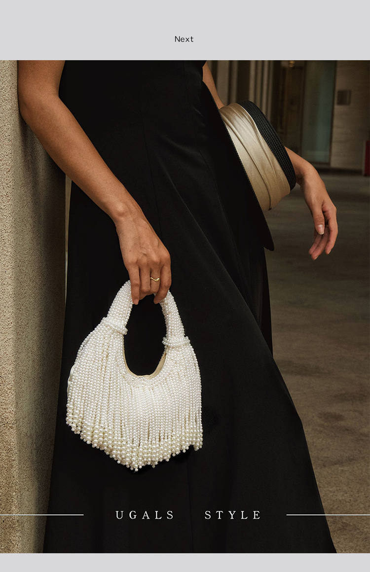 Designer-Clutch mit Perlengrif – Women Bags Rack Bewertung und Preis