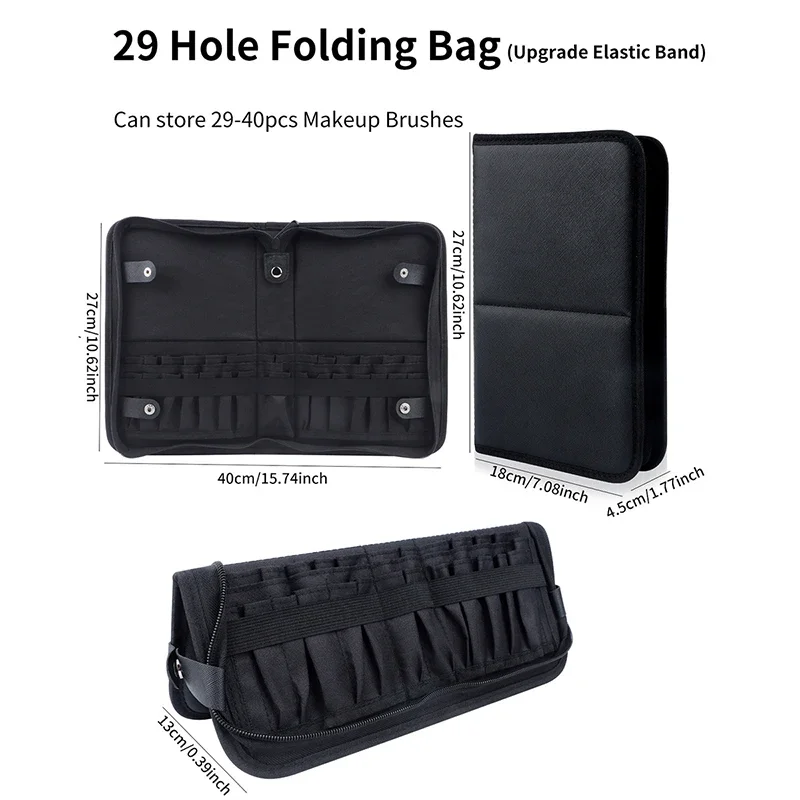 29/23 löcher Faltbare Make-Up  – Women Bags Rack Bewertung und Preis