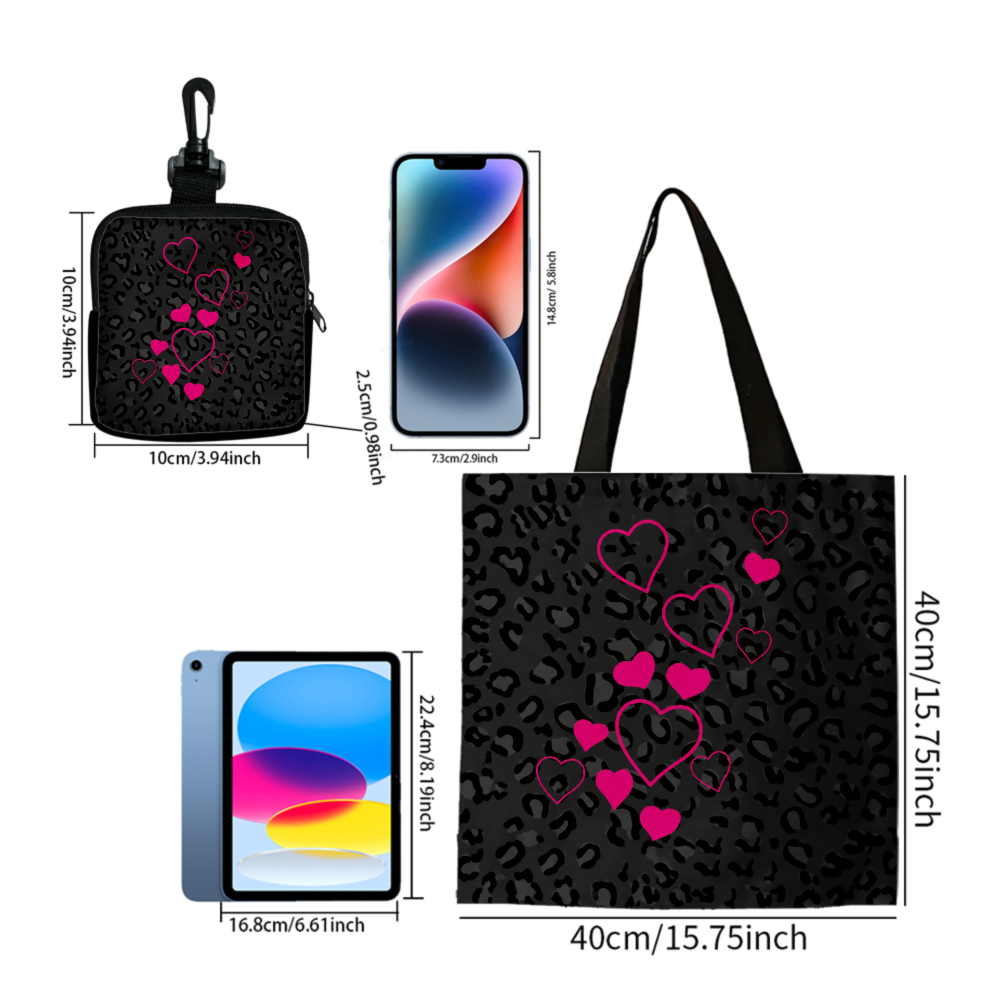 Schwarze Leopardenmuster-Tasch – Women Bags For Gift Bewertung und Preis