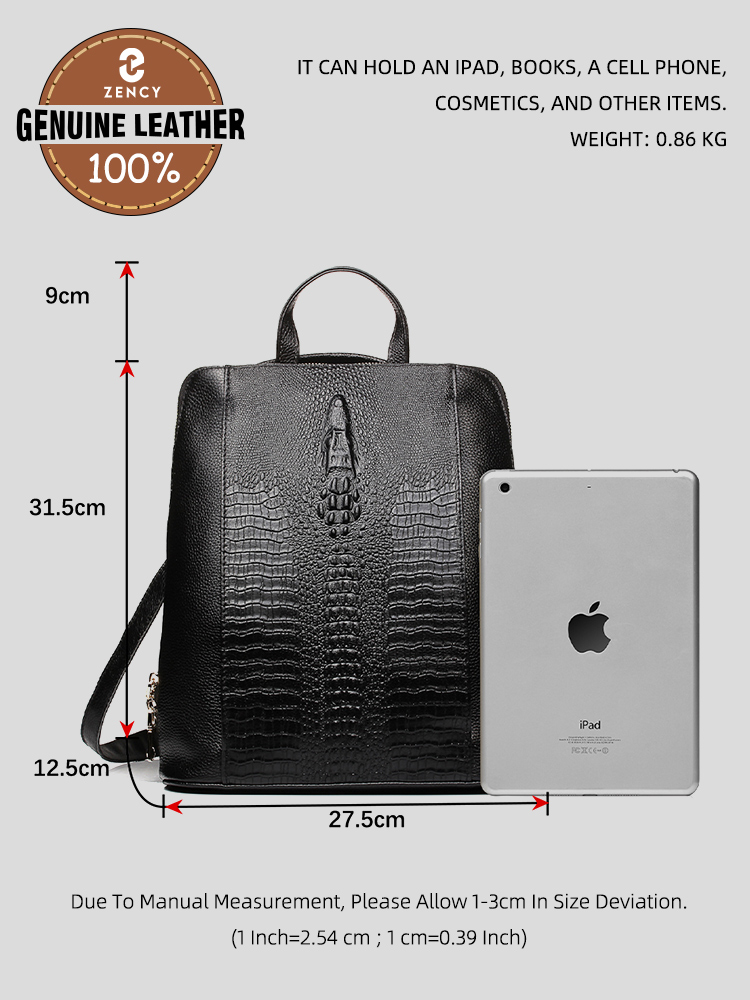 Zency Damen-Rucksack aus Kroko – Women Bags For Work Bewertung und Preis