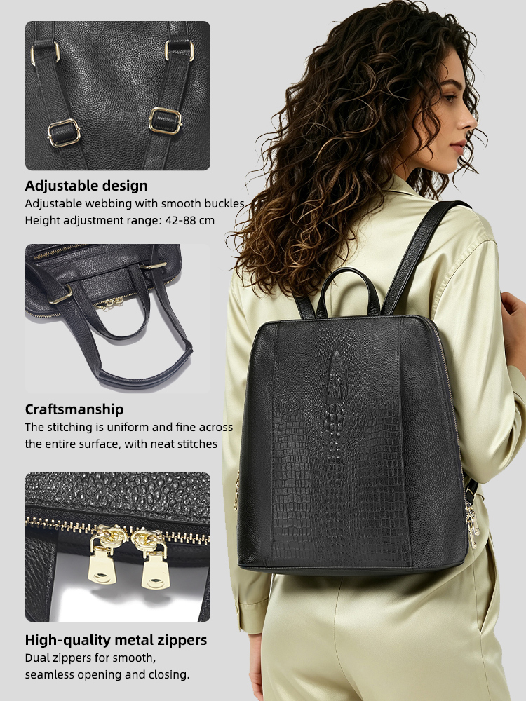 Zency Damen-Rucksack aus Kroko – Women Bags For Work Bewertung und Preis